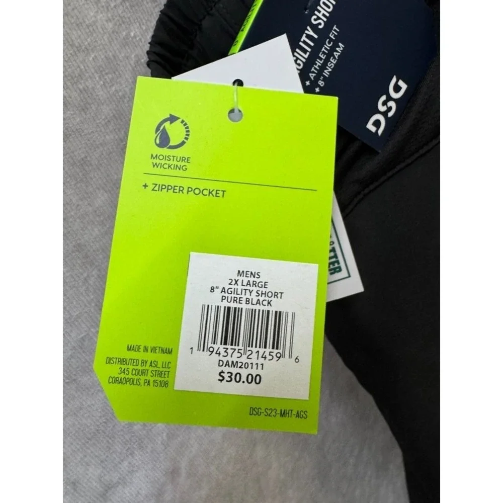 DSG Agility Shorts Black 2XL –‎ 8
